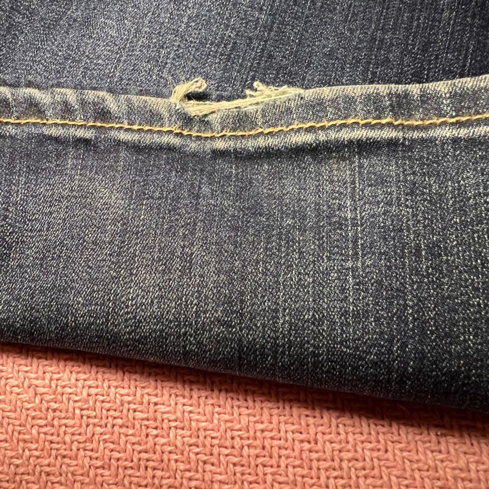 American Eagle Kick Boot Super Stretch Dark Wash Jeans Womens Size 8 Regular - Picture 3 of 8